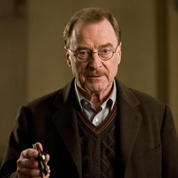 a film still of professor walter white in harry potter