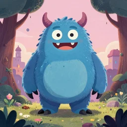 ! dream an illustration of a monster