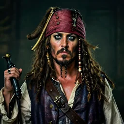 portrait, old pirate captain, dramatic lighting, cinematic, establishing shot, extremly high detail, foto realistic, cinematic lighting, post processed, concept art, artstation, matte painting, style by eddie mendoza, raphael lacoste, alex ross