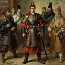 full character of a handsome ancient chinese general, character design, painting by gaston bussiere, katsuya terada, nc wyeth, greg rutkowski, craig mullins, vermeer, frank frazetta, mucha, tom of finland, trending on artstation, jeffery catherine jones