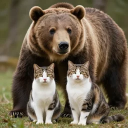 half cat, half dog, half grizzly bear