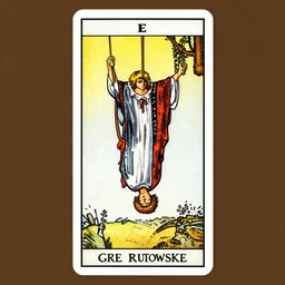 The hanged man tarot card, greg rutkowski