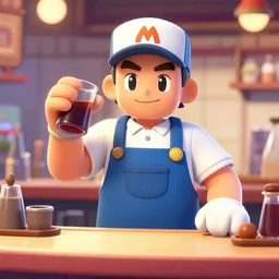 A Barista in Super Smash Brothers Ultimate