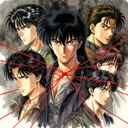 portrait, The red thread of fate that binds every soul on earth, watercolor, dramatic lighting, cinematic, establishing shot, extremely high detail, foto realistic, cinematic lighting, pen and ink, intricate line drawings, by Yoshitaka Amano, Ruan Jia, Kentaro Miura, Artgerm, post processed, concept art, artstation, matte painting, style by eddie mendoza, raphael lacoste, alex ross