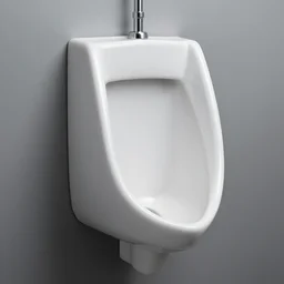 studio photo of an urinal