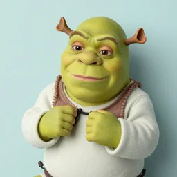 beautiful photography of newborn shrek, pastel colors, hyper realistic, 8 0 mm, studio lighting