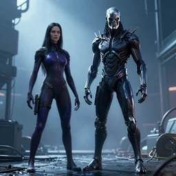 the terminator meets vecna, unreal engine