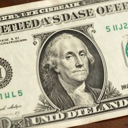 one dollar bill face drunk, photograph