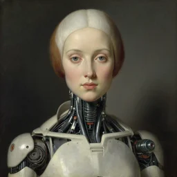 a portrait of a female android by william blake