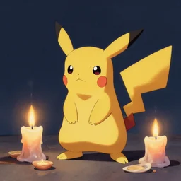 candle pokemon by shaun tan, style of john kenn mortensen