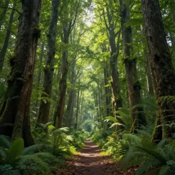 un bosque magico