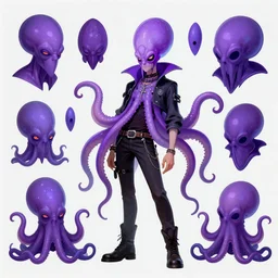psychic punk rocker vampiric electrifying rockstar vampire squid concept character designs of various shapes and sizes by genndy tartakovsky and rad sechrist and Jamie Hewlett from gorrilaz and splatoon by nintendo and the psychonauts franchise by doublefine tim shafer artists for the new hotel transylvania film