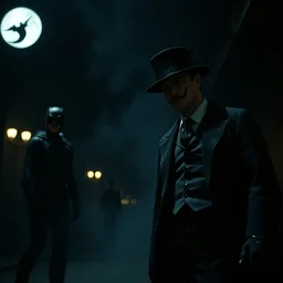 the dark knight scene of charlie chaplin is batman
