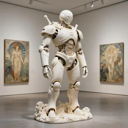 3 d octane render ultra photo realistic image, beautiful planet monumental organic ceramic white wooden occult robot samourai cyberpunk, on the art contemporary gallery art by mucha hirschl