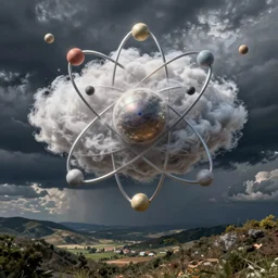 atom orbital electron cloud resonance structure