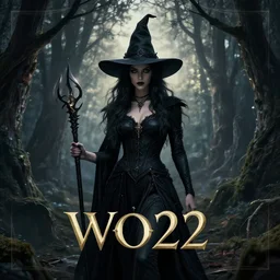 fantasy book cover for dark witch, 2 0 2 2