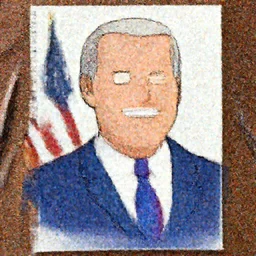Joe Biden as a Family Guy character drawing