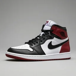 new model nike jordan, extreme wide shot, full shot, sneaker, sharp focus, detailed, realistic photo, cinematic
