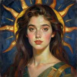 beautiful portrait girl style sun dynasty robert sonia delaunay giger