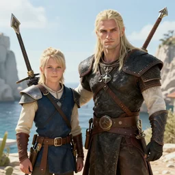 geralt of riviera and his younger self