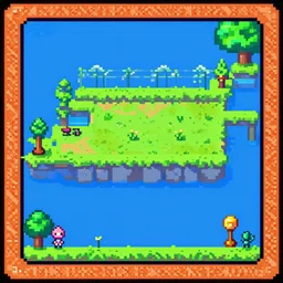 pixel art zelda game, 6 4 bit, colorful