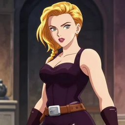 scarlett johansson in one punchman anime