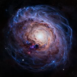beautiful realistic cosmic space, highly detailed, digital painting