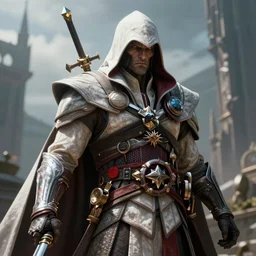 assassin's creed by h r giger, high detail,