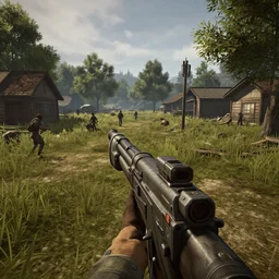 detailed realistic screenshot of project zomboid