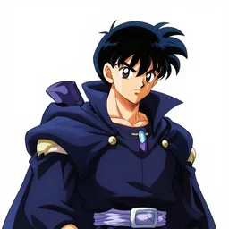 Portrait of a wizard, sharp edges, by Akira Toriyama