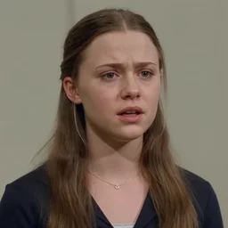 film still close - up shot of greta thunberg giving a speech from the movie brokeback mountain. photographic, photography