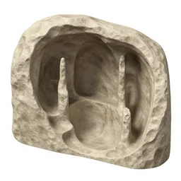 3 d cave system cutaway