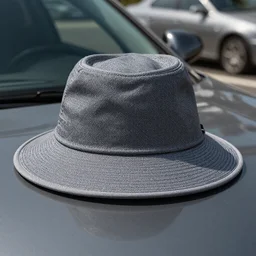 A hat that looks like a car