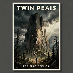 twin peaks movie poster art by zdzislaw beksinski