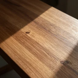 a close up view of a wooden surface, vray, physically based rendering