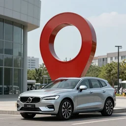 Volvo car location Photography by This is Made