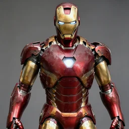 photo of a rusty ironman