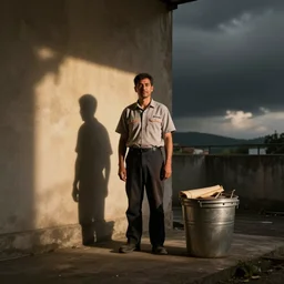photo of a janitor