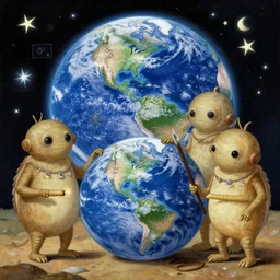 martians come to earth and comingle with us