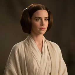 Evangeline Lilly as Princess Leia