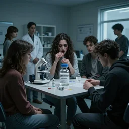 a new vaccine is being tested on a small group of people. however, the vaccine has unforeseen side effects. the people who receive the vaccine begin to experience terrifying hallucinations
