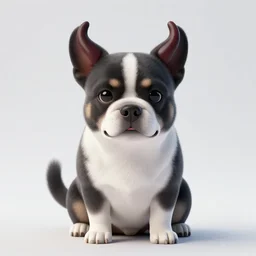such an adorable dog but he looks so demonic in this picture lol ummm