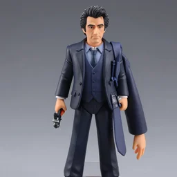 Al pacino, An anime Nendoroid of Al Pacino, figurine, detailed product photo, highly intricate
