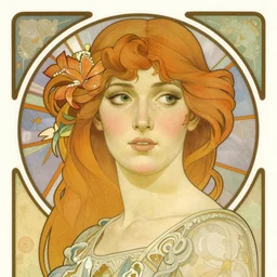 “colorfull artwork by Franklin Booth and Alphonse Mucha and Moebius showing a portrait of Robert Plant”