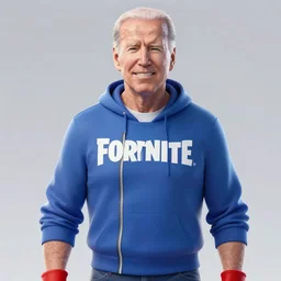 Joe Biden as a Fortnite Skin. Concept Art. 8k Resolution