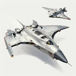 concept art exterior illustration of a starship space fighter in battle designed,, cinematic, dynamic composition, jean giraud