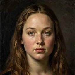 portrait of Jennifer Lawrence in the style of The Sacrifice of Abraham by Rembrandt, oil painting, masterpiece, old master, grand master, symmetrical facial features, intricate, elegant, digital painting, concept art, smooth, sharp focus, illustration, from StarCraft by Ruan Jia and Mandy Jurgens and Artgerm and William-Adolphe Bouguerea