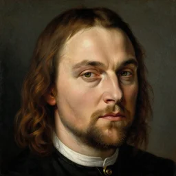 1 4 0 0 s renaissance close up portrait of leonardo dicaprio oil painting by jan van eyck, northern renaissance art, oil on canvas, wet - on - wet technique, realistic, expressive emotions, intricate textures, illusionistic detail