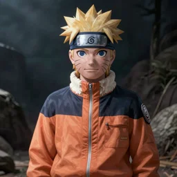 uzumaki Naruto in reality high detail