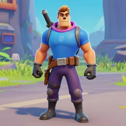 Scout from Team Fortress 2 in Fortnite